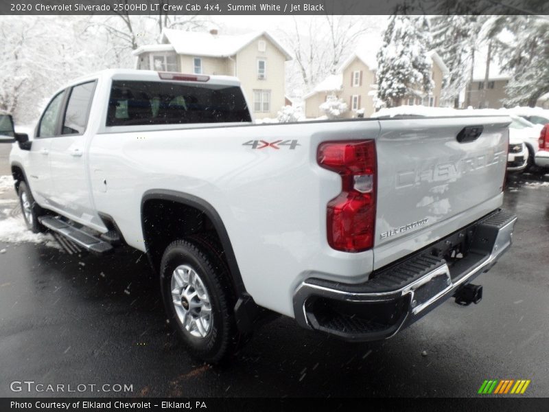 Summit White / Jet Black 2020 Chevrolet Silverado 2500HD LT Crew Cab 4x4
