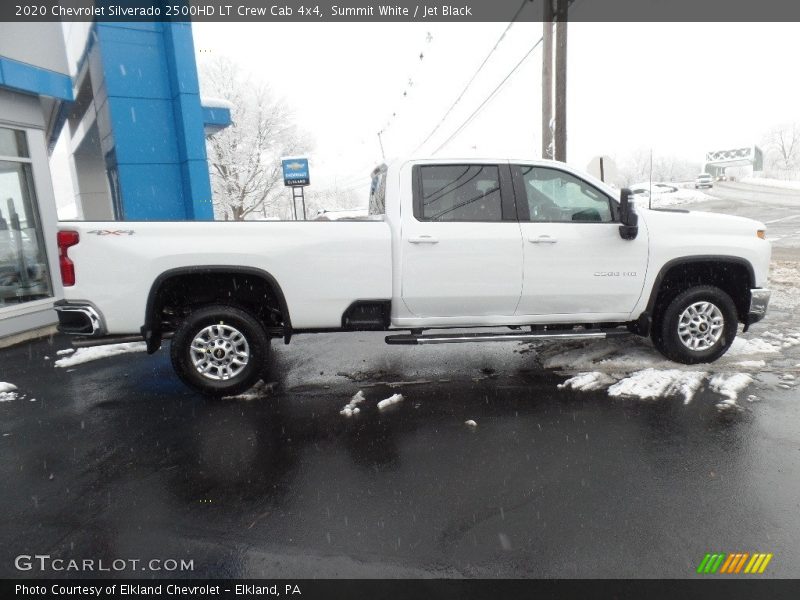 Summit White / Jet Black 2020 Chevrolet Silverado 2500HD LT Crew Cab 4x4