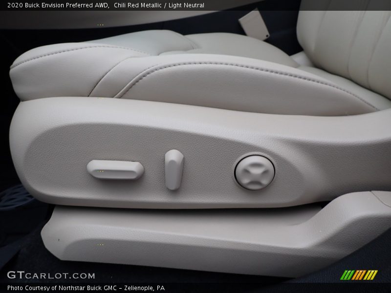 Chili Red Metallic / Light Neutral 2020 Buick Envision Preferred AWD