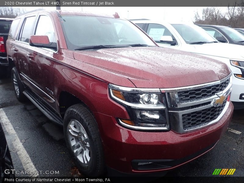 Siren Red Tintcoat / Jet Black 2020 Chevrolet Tahoe LT 4WD