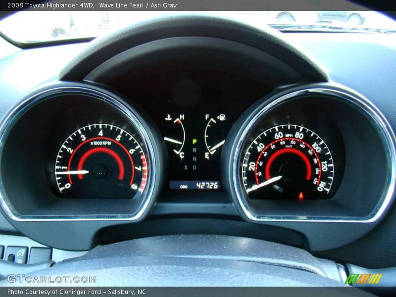 Wave Line Pearl / Ash Gray 2008 Toyota Highlander 4WD