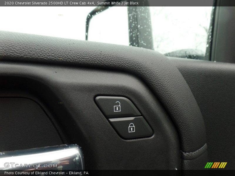 Summit White / Jet Black 2020 Chevrolet Silverado 2500HD LT Crew Cab 4x4
