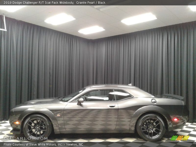 Granite Pearl / Black 2019 Dodge Challenger R/T Scat Pack Widebody