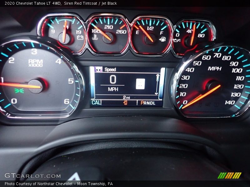 Siren Red Tintcoat / Jet Black 2020 Chevrolet Tahoe LT 4WD