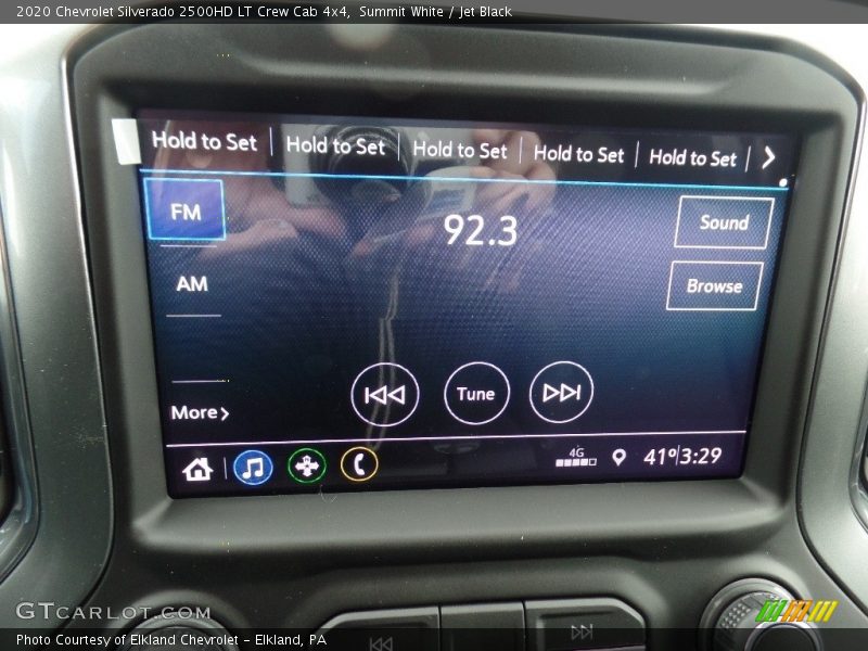 Summit White / Jet Black 2020 Chevrolet Silverado 2500HD LT Crew Cab 4x4