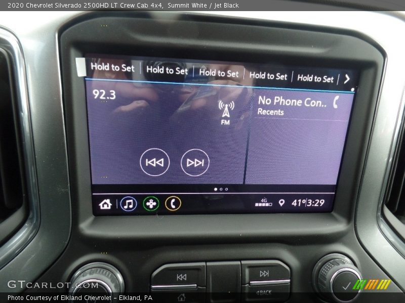 Summit White / Jet Black 2020 Chevrolet Silverado 2500HD LT Crew Cab 4x4