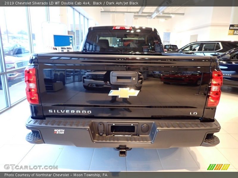 Black / Dark Ash/Jet Black 2019 Chevrolet Silverado LD WT Double Cab 4x4