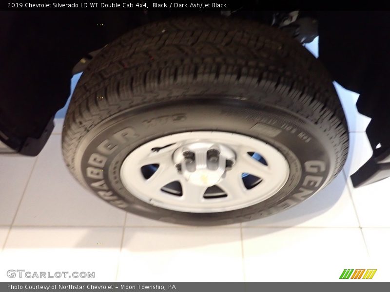 Black / Dark Ash/Jet Black 2019 Chevrolet Silverado LD WT Double Cab 4x4