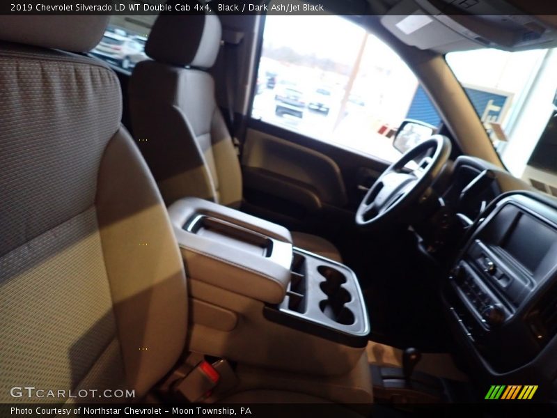 Black / Dark Ash/Jet Black 2019 Chevrolet Silverado LD WT Double Cab 4x4