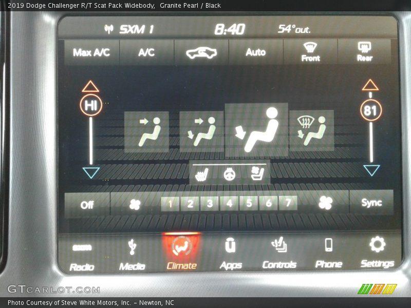 Granite Pearl / Black 2019 Dodge Challenger R/T Scat Pack Widebody