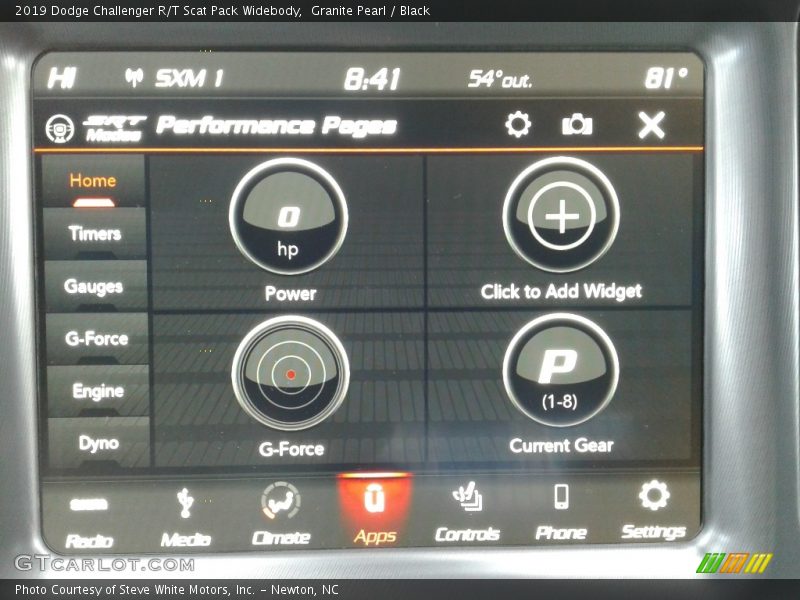 Granite Pearl / Black 2019 Dodge Challenger R/T Scat Pack Widebody