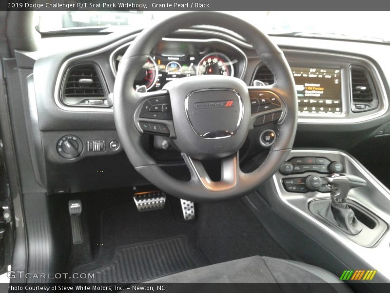 Granite Pearl / Black 2019 Dodge Challenger R/T Scat Pack Widebody