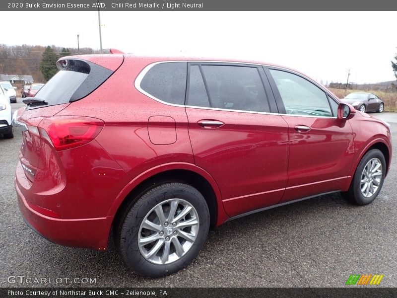 Chili Red Metallic / Light Neutral 2020 Buick Envision Essence AWD