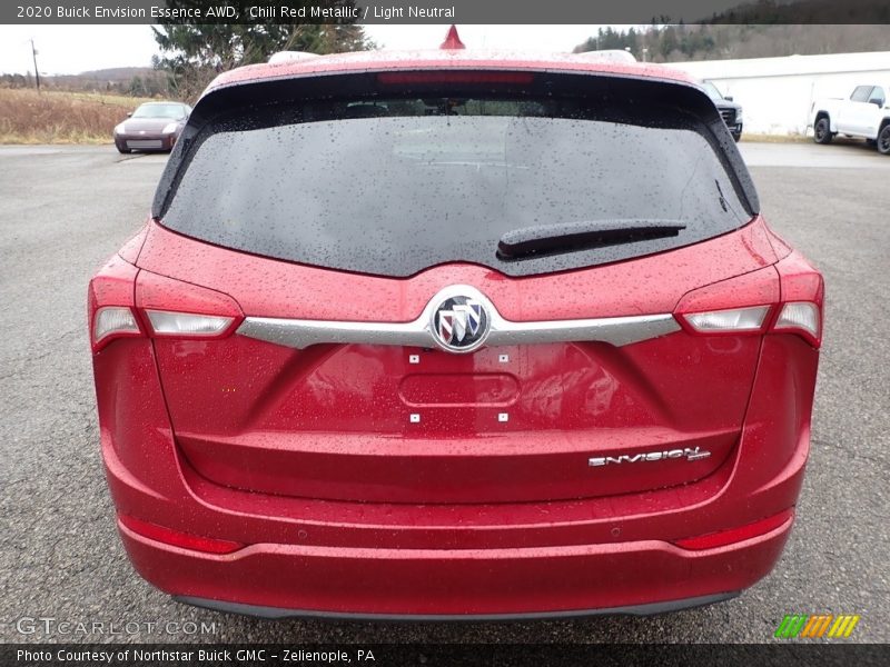 Chili Red Metallic / Light Neutral 2020 Buick Envision Essence AWD