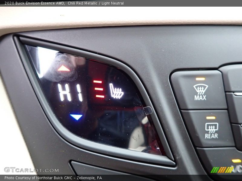 Chili Red Metallic / Light Neutral 2020 Buick Envision Essence AWD