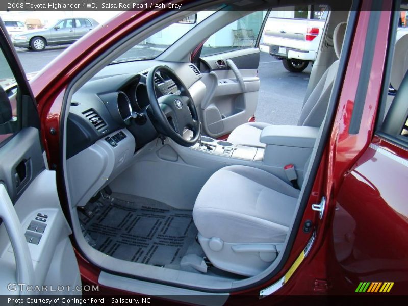 Salsa Red Pearl / Ash Gray 2008 Toyota Highlander 4WD