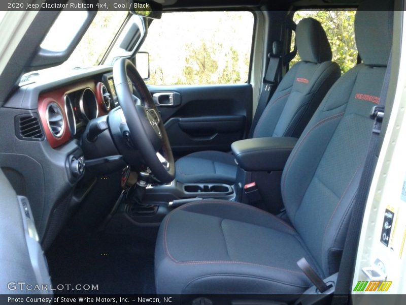 Front Seat of 2020 Gladiator Rubicon 4x4
