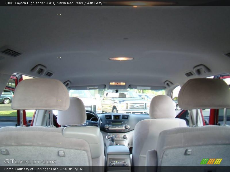 Salsa Red Pearl / Ash Gray 2008 Toyota Highlander 4WD