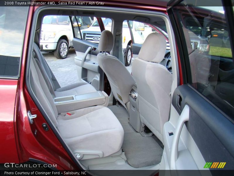 Salsa Red Pearl / Ash Gray 2008 Toyota Highlander 4WD