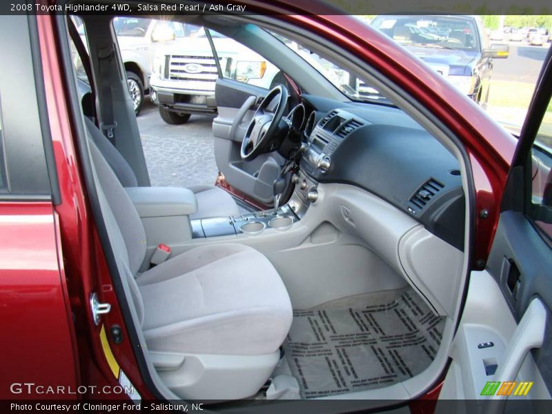 Salsa Red Pearl / Ash Gray 2008 Toyota Highlander 4WD