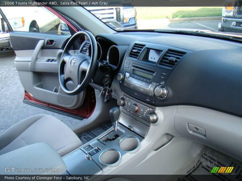 Salsa Red Pearl / Ash Gray 2008 Toyota Highlander 4WD