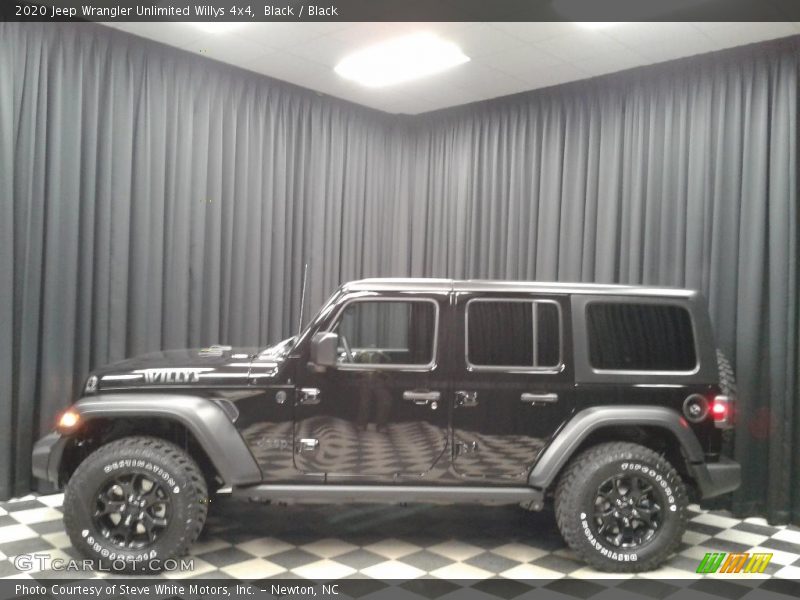 Black / Black 2020 Jeep Wrangler Unlimited Willys 4x4
