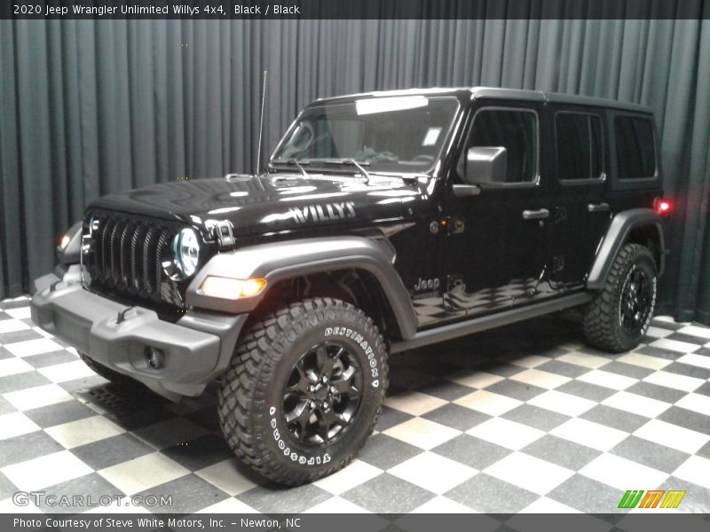 Black / Black 2020 Jeep Wrangler Unlimited Willys 4x4