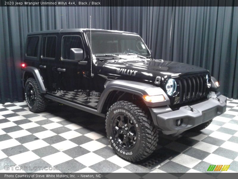 Black / Black 2020 Jeep Wrangler Unlimited Willys 4x4