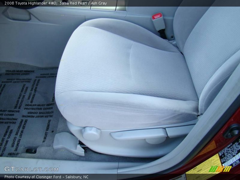 Salsa Red Pearl / Ash Gray 2008 Toyota Highlander 4WD