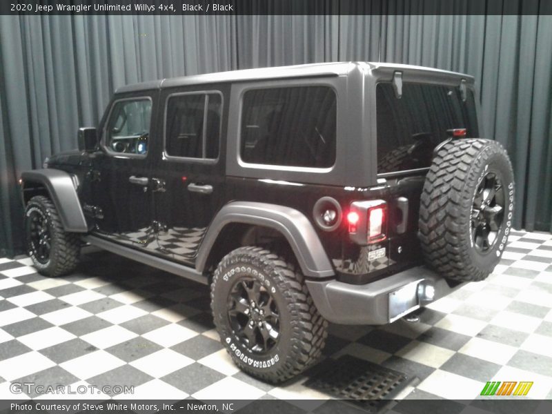 Black / Black 2020 Jeep Wrangler Unlimited Willys 4x4