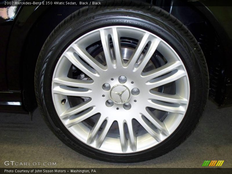 Black / Black 2007 Mercedes-Benz E 350 4Matic Sedan