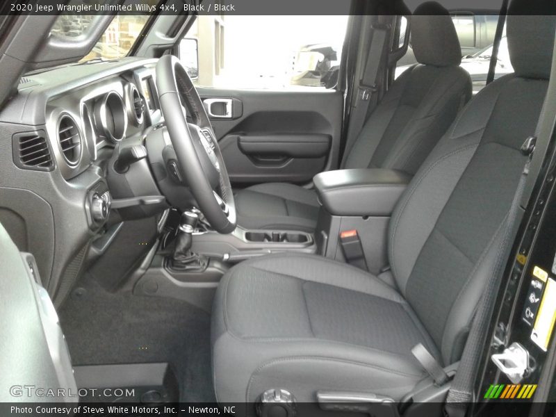 Black / Black 2020 Jeep Wrangler Unlimited Willys 4x4