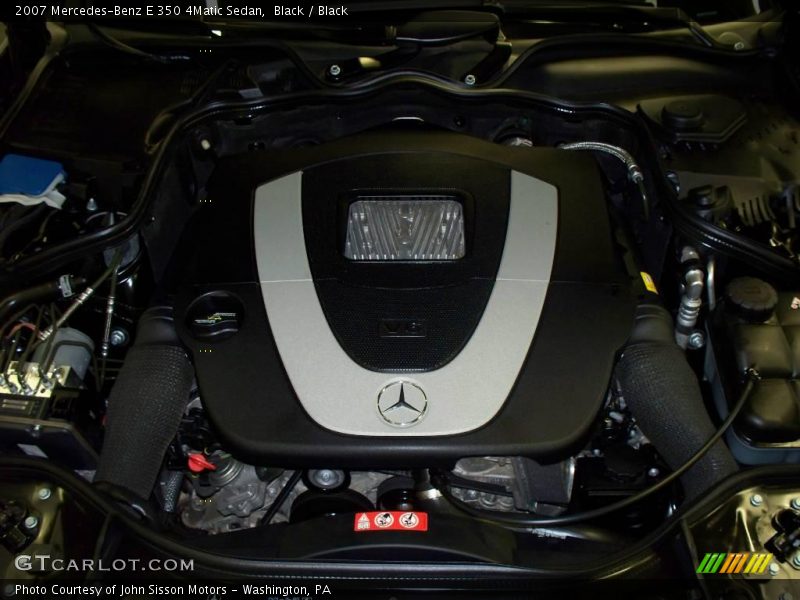 Black / Black 2007 Mercedes-Benz E 350 4Matic Sedan