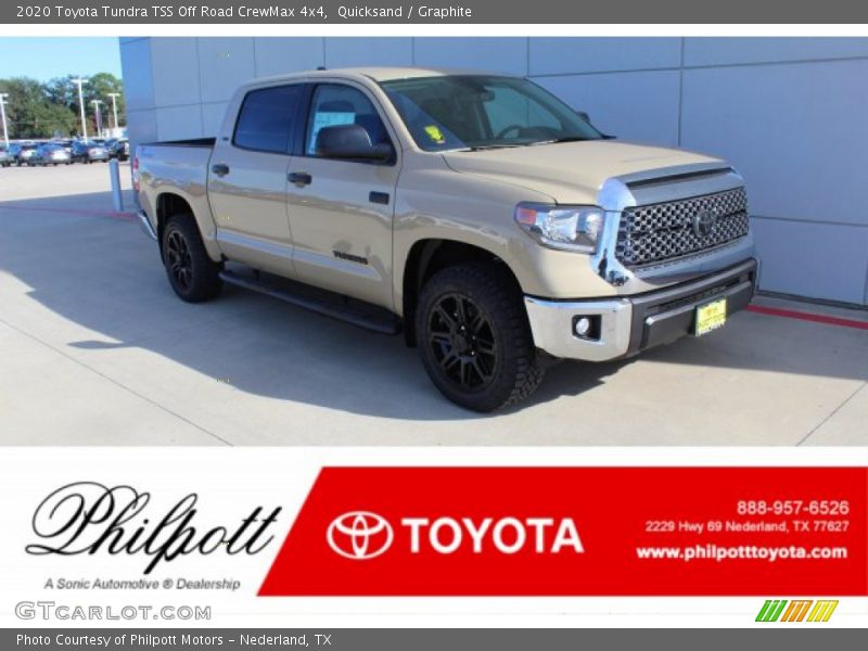 Quicksand / Graphite 2020 Toyota Tundra TSS Off Road CrewMax 4x4