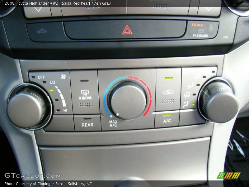 Salsa Red Pearl / Ash Gray 2008 Toyota Highlander 4WD