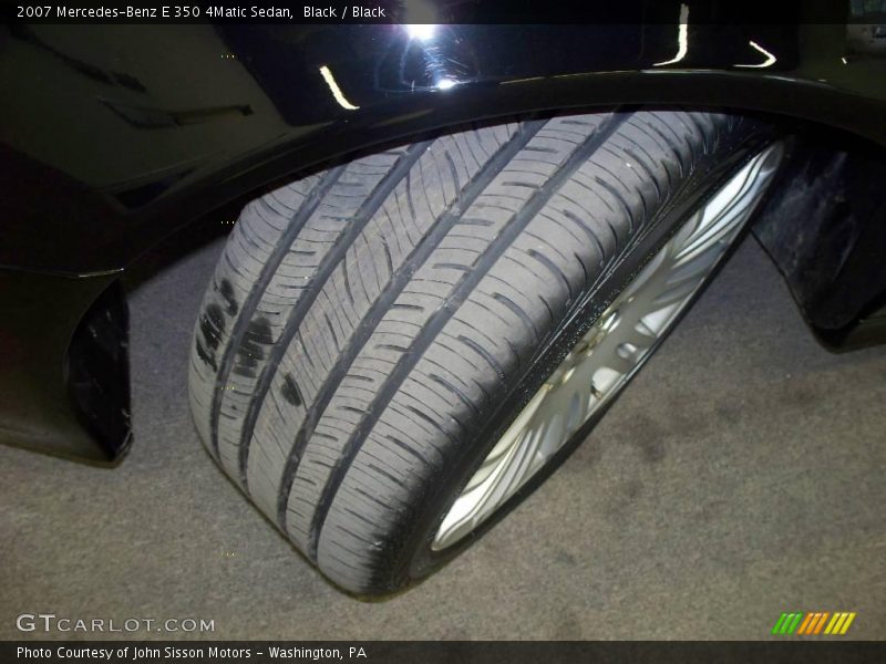 Black / Black 2007 Mercedes-Benz E 350 4Matic Sedan