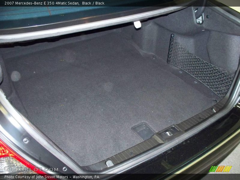 Black / Black 2007 Mercedes-Benz E 350 4Matic Sedan
