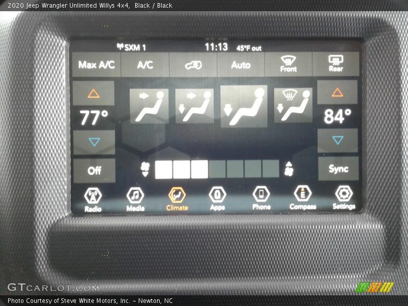 Black / Black 2020 Jeep Wrangler Unlimited Willys 4x4