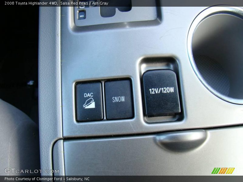 Salsa Red Pearl / Ash Gray 2008 Toyota Highlander 4WD