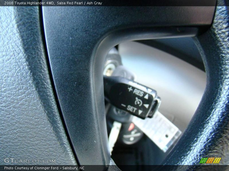 Salsa Red Pearl / Ash Gray 2008 Toyota Highlander 4WD