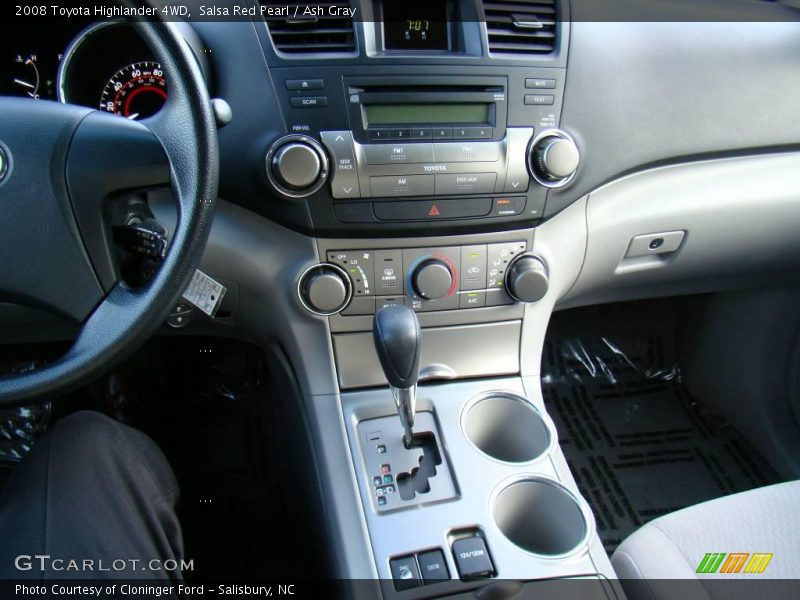 Salsa Red Pearl / Ash Gray 2008 Toyota Highlander 4WD
