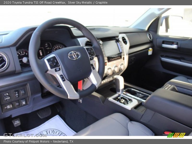Silver Sky Metallic / Graphite 2020 Toyota Tundra TSS Off Road CrewMax