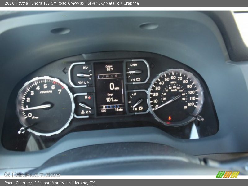 Silver Sky Metallic / Graphite 2020 Toyota Tundra TSS Off Road CrewMax