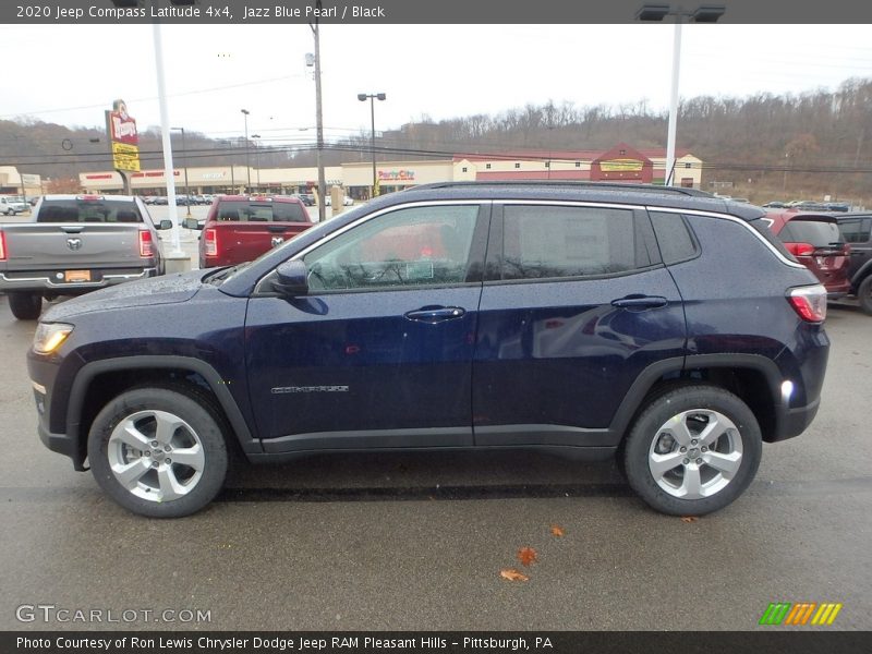 Jazz Blue Pearl / Black 2020 Jeep Compass Latitude 4x4