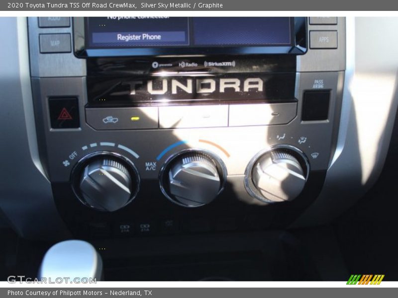 Silver Sky Metallic / Graphite 2020 Toyota Tundra TSS Off Road CrewMax