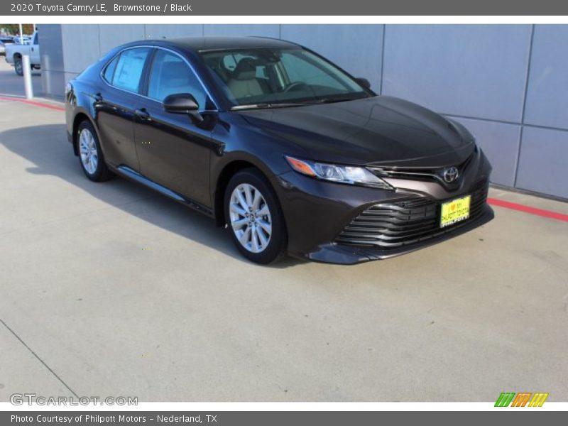 Brownstone / Black 2020 Toyota Camry LE