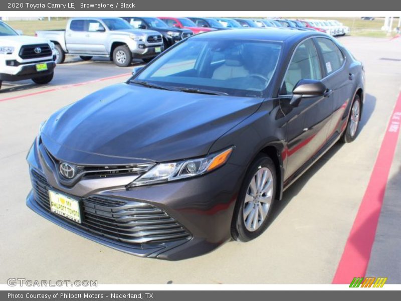 Brownstone / Black 2020 Toyota Camry LE
