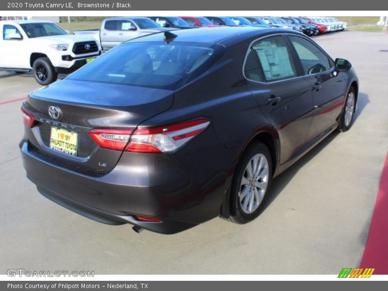 Brownstone / Black 2020 Toyota Camry LE