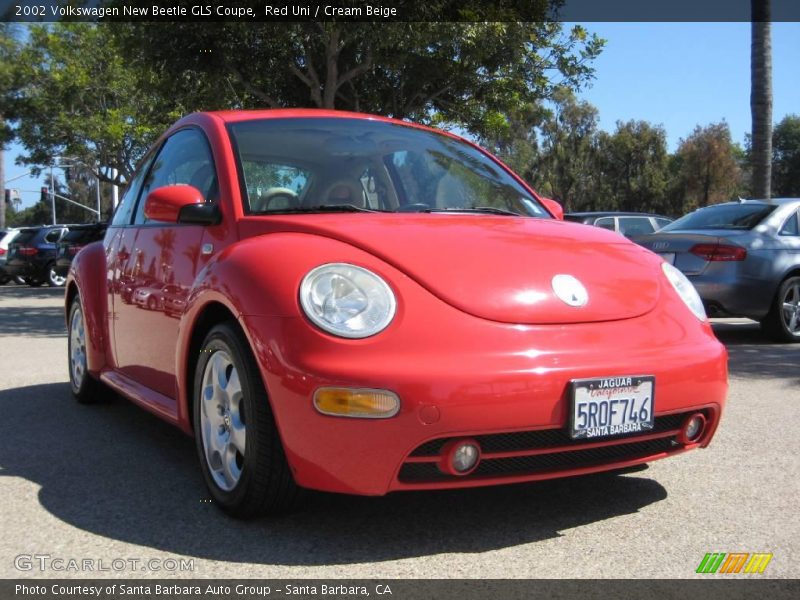 Red Uni / Cream Beige 2002 Volkswagen New Beetle GLS Coupe