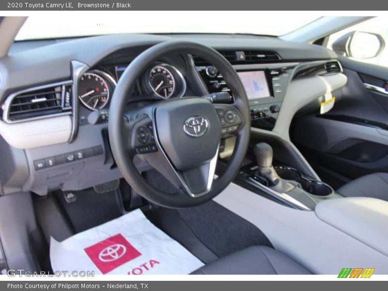 Brownstone / Black 2020 Toyota Camry LE
